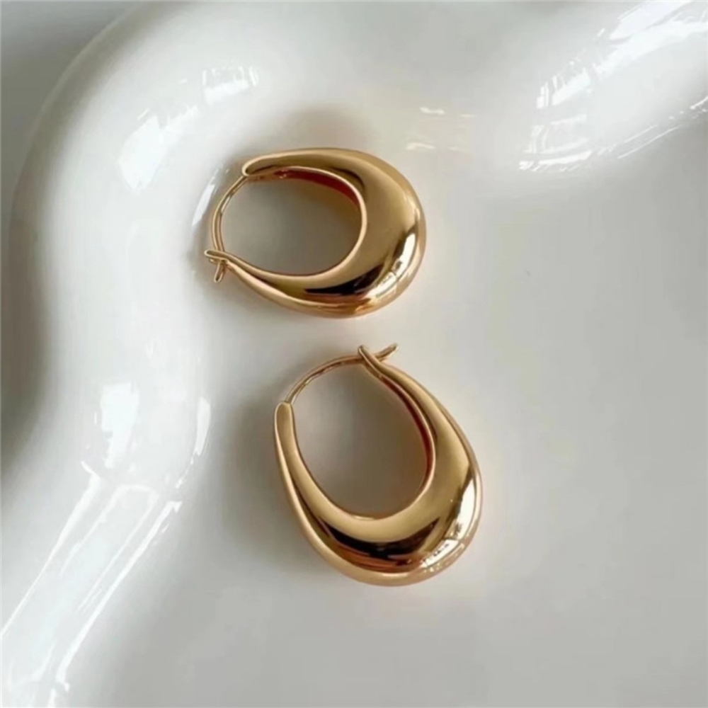 14k gold over sterling silver earrings - Picture 4 of 4